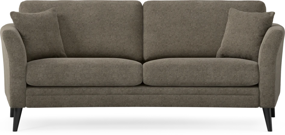 Eden - 2,5-sits soffa svängd - Brun