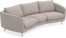 Madison - 3-sits soffa svängd, 70 cm - Beige