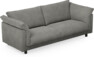 Cherrie - 3-sits soffa, fast klädsel - Grå