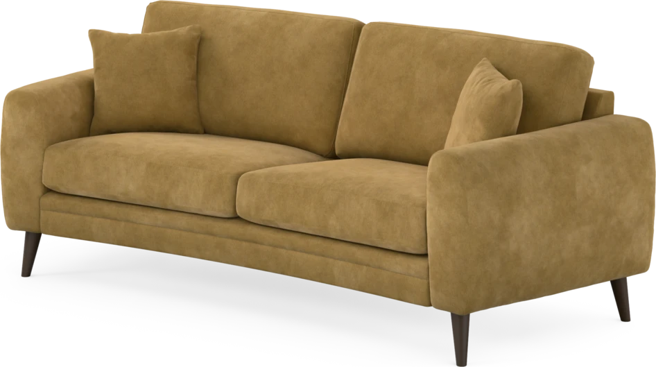 Eden - 2,5-sits soffa svängd - Gul