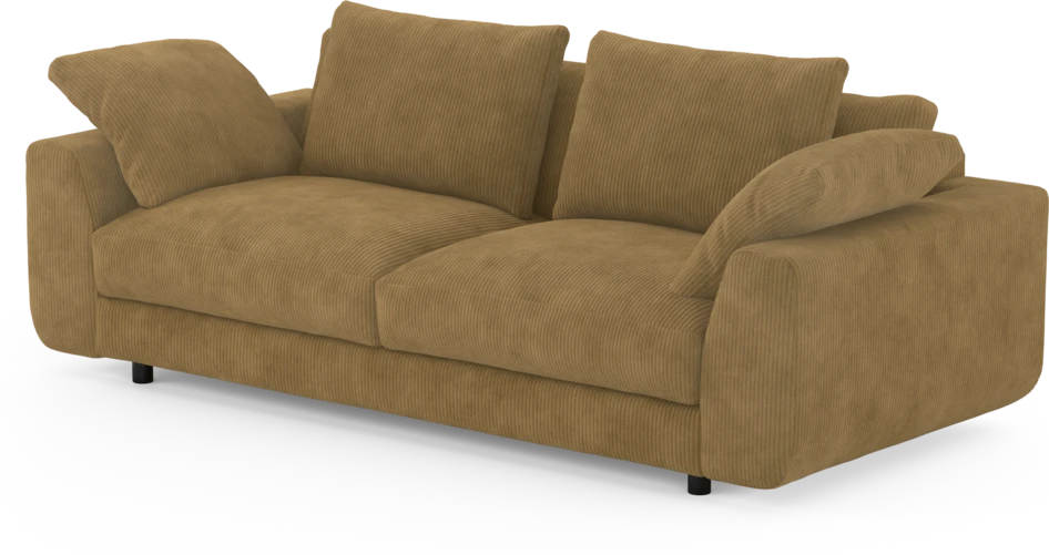 Amie - 3-sits soffa - Gul