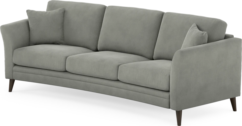 Eden - 3-sits soffa svängd - Grå