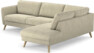 Bridge - 3-sits soffa med divan höger - Beige
