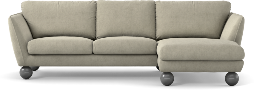 Madison - 2-sits soffa med schäslong höger - Beige