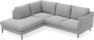 Madison - 2-sits soffa med divan vänster - Grå