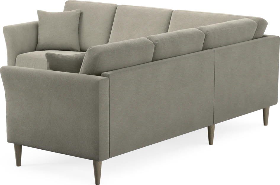 Eden - Hörnsoffa, 2+2-sits - Brun