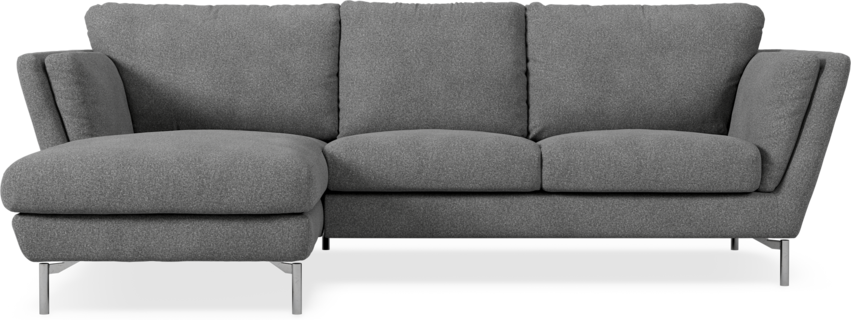 Madison Lux - 2-sits soffa med schäslong vänster - Vit