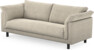 Cherrie - 3-sits soffa, hel dyna, fast klädsel - Beige