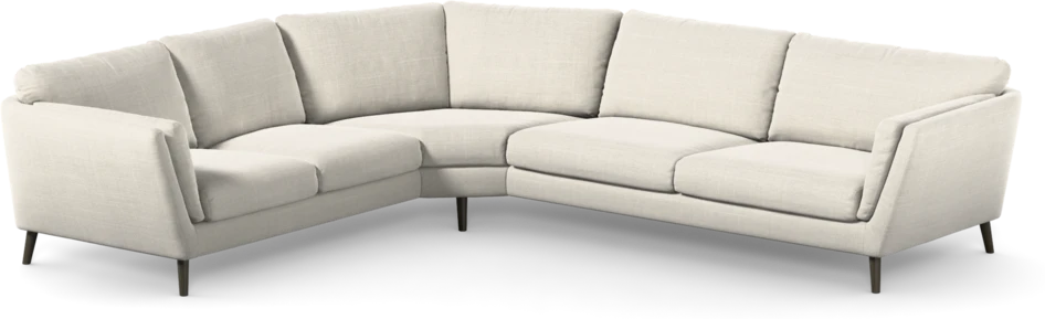 Madison Lux - Hörnsoffa 2+3-sits, hörn 2 - Vit