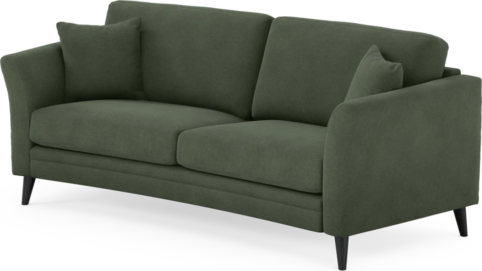 Eden - 2,5-sits soffa svängd - Grön