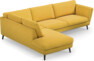 Madison - 3-sits soffa med divan vänster - Gul