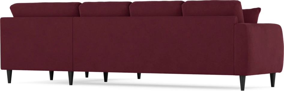 Eden - Hörnsoffa, 3+1-sits - Röd