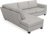 Friday - 2,5-sits soffa med divan vänster - Vit