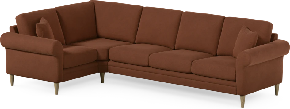 Eden - Hörnsoffa, 1+3-sits - Orange
