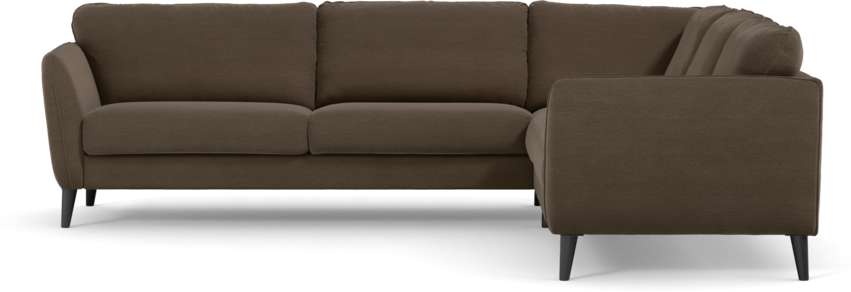 Bridge - Hörnsoffa, 3+2-sits - Brun