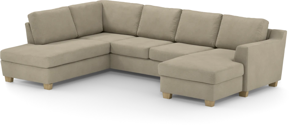 Friday - 3-sits soffa med divan vänster och schäslong höger - Beige