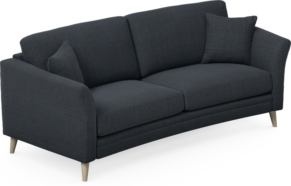 Eden - 2,5-sits soffa svängd - Blå