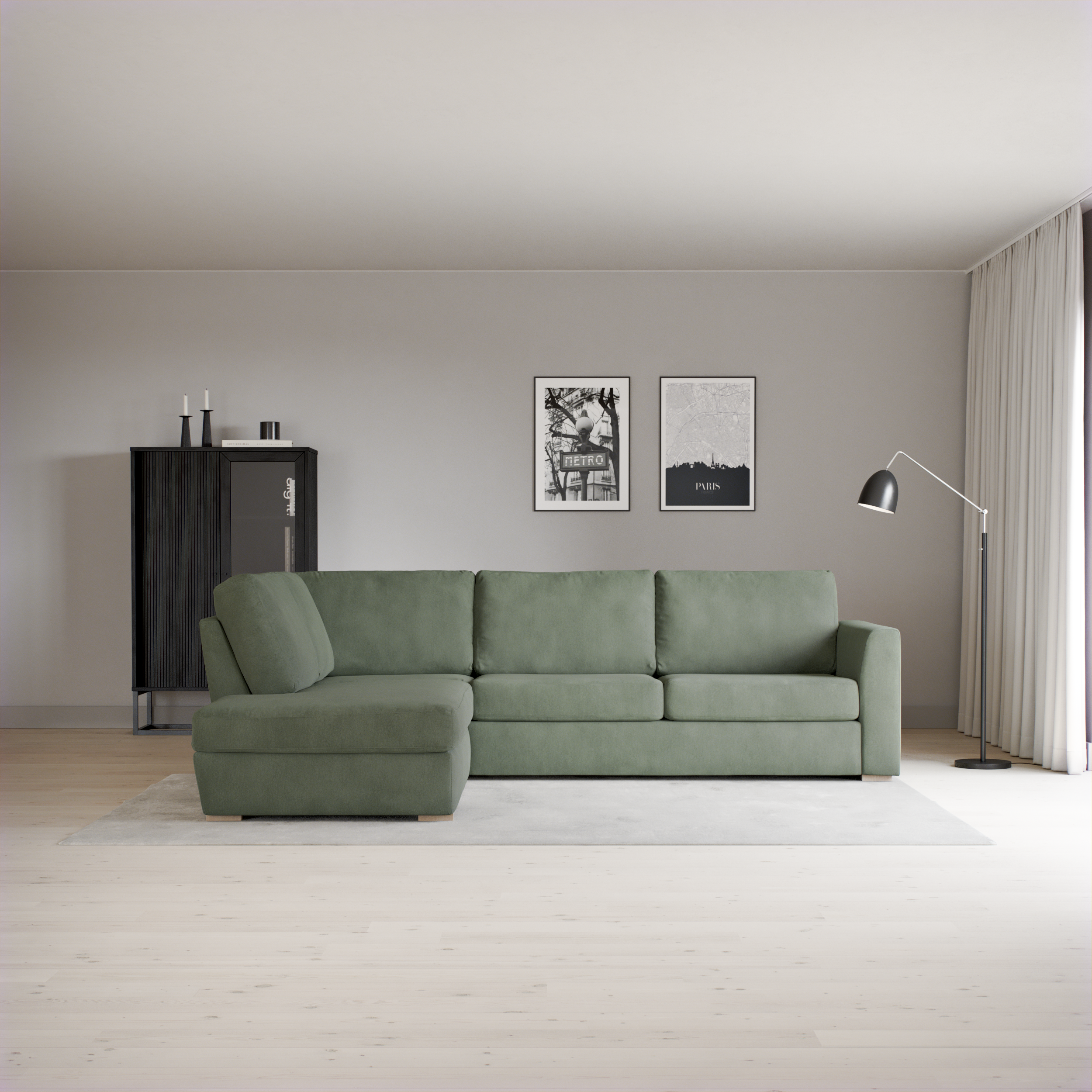 Friday - 2,5-sits soffa med divan vänster - inspiration