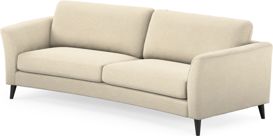 Bridge - 3-sits soffa svängd - Beige