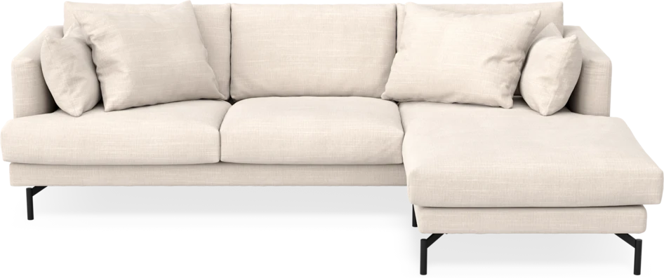 Harper - 4-sits med schäslong höger  - Beige