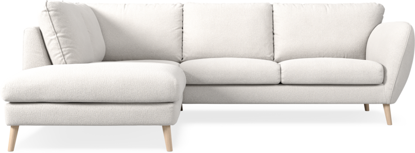 Madison - 2-sits soffa med divan vänster - Beige