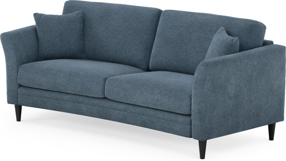 Eden - 2,5-sits soffa svängd - Blå