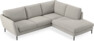 Madison - 2-sits soffa med divan höger - Grå