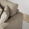 Mila - 3-sits soffa, hel dyna - Beige