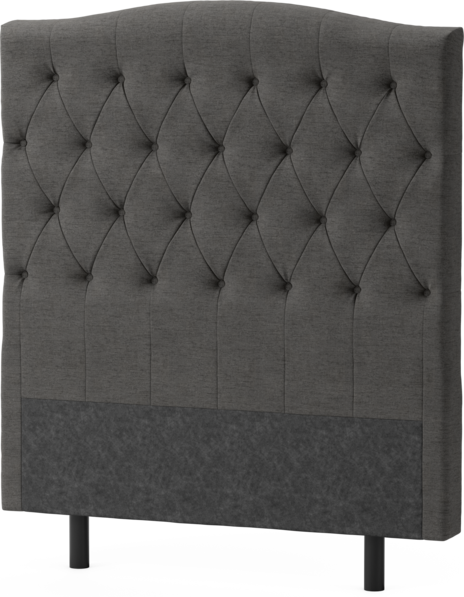 Delux Välvd - Sänggavel, 90-210 cm - Grå