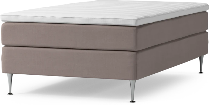 Roma Family, Kontinentalsäng, enkelsäng med bäddmadrass och sängben, B 105-140