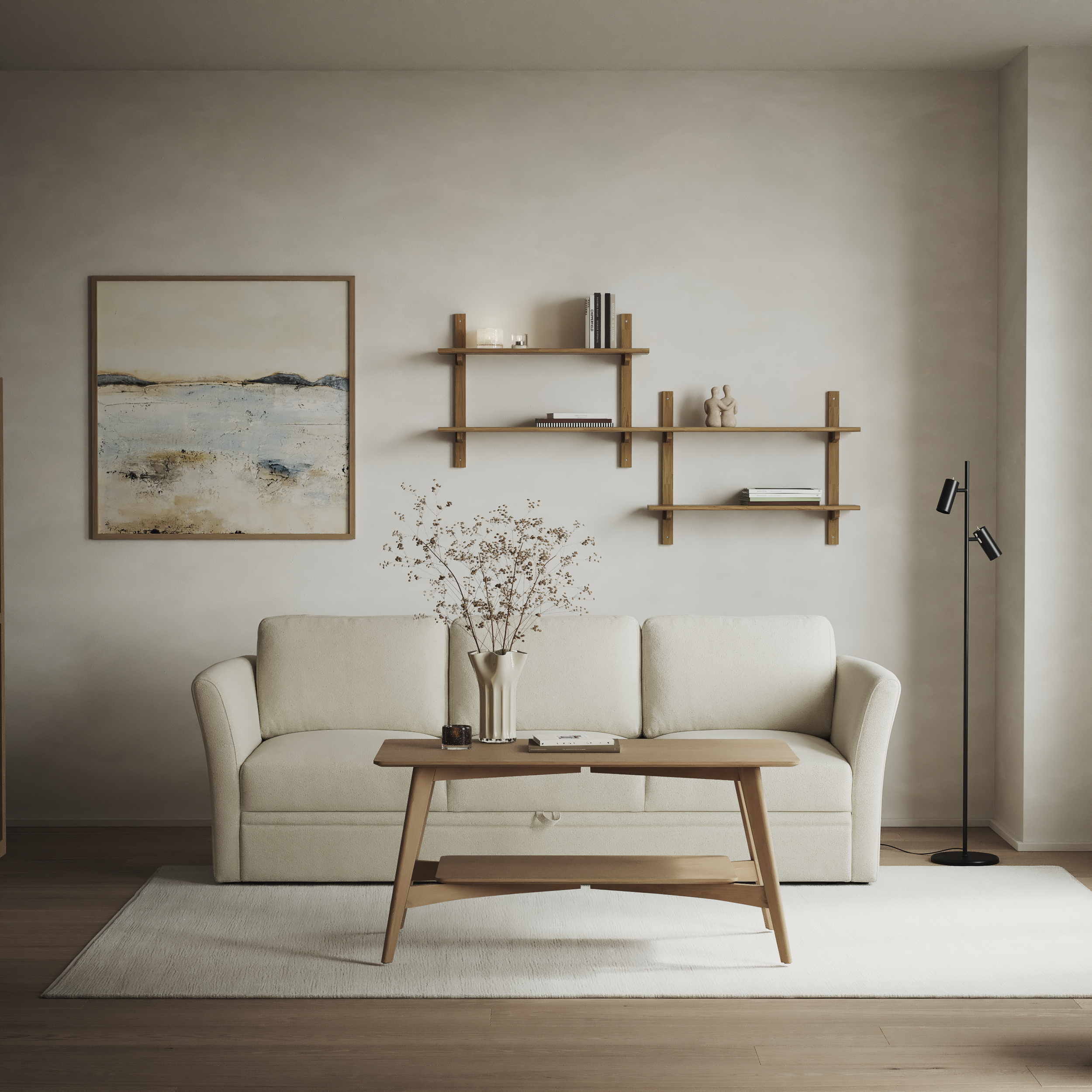 Öland - Bäddsoffa 3-sits, längsbäddad - inspiration