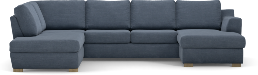 Friday - 3-sits soffa med divan vänster och schäslong höger - Blå