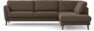 Bridge - 3-sits soffa med divan höger - Brun