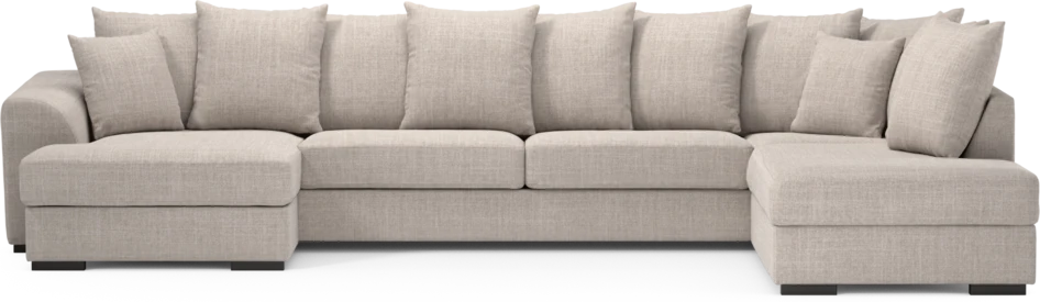 Town - 3-sits soffa med divan höger och schäslong vänster - Beige