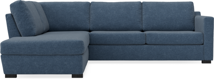 Friday - 2,5-sits soffa med divan vänster - Blå