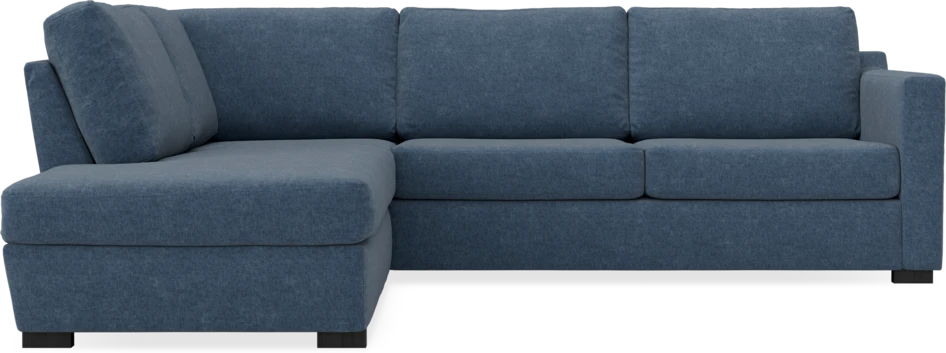 Friday - 2,5-sits soffa med divan vänster - Blå
