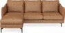 Madison Lux - 2-sits soffa med schäslong vänster - Orange