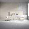 County - 4-sits soffa med divan vänster och schäslong höger - Vit