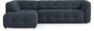 Bella - 3-sits soffa med divan vänster - Blå