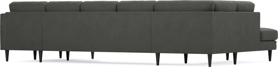 Eden - 3-sits soffa med divan vänster och schäslong höger - Grå