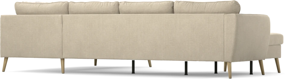 County - 3-sits soffa med schäslong vänster och divan höger - Beige