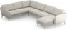 Bridge - Hörnsoffa, 2+3-sits med schäslong höger - Grå