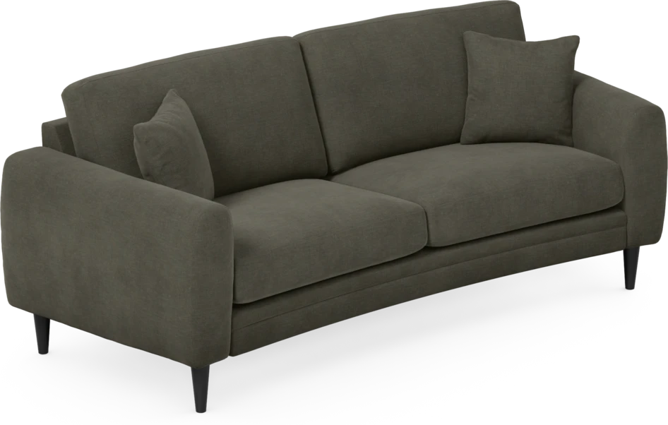 Eden - 2,5-sits soffa svängd - Grå