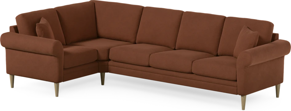Eden - Hörnsoffa, 1+3-sits - Orange