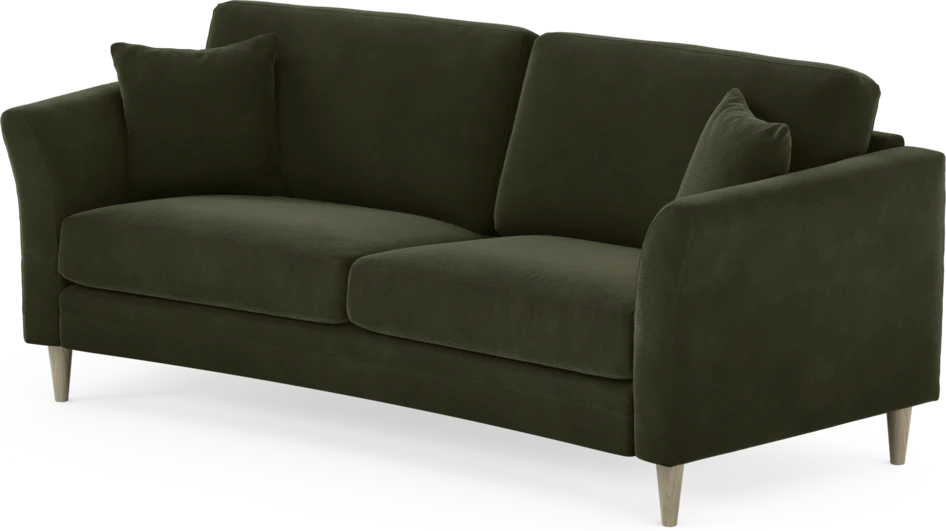 Eden - 2,5-sits soffa svängd - Grön