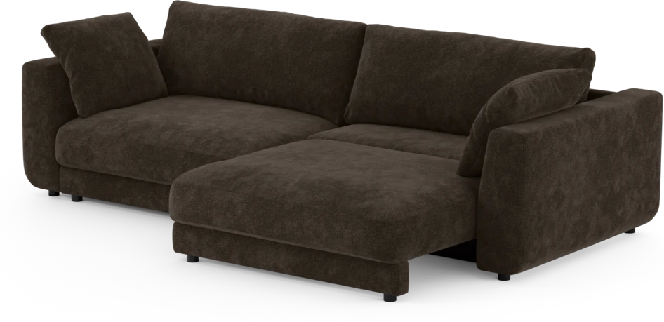 Amie - Bäddsoffa 4-sits - Brun