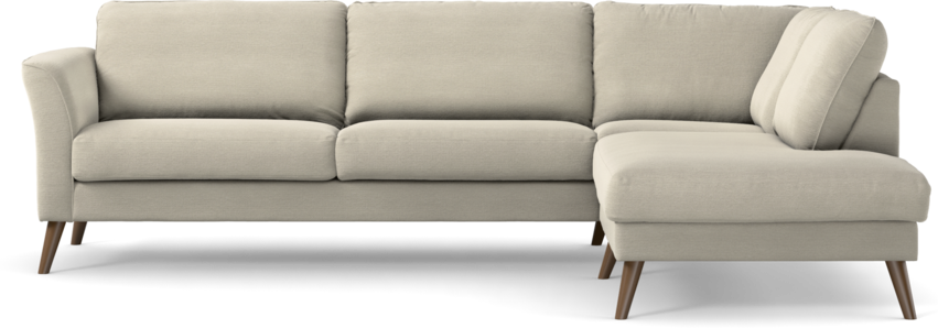 Bridge - 3-sits soffa med divan höger - Beige