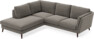 Madison - 2-sits soffa med divan vänster - Grå