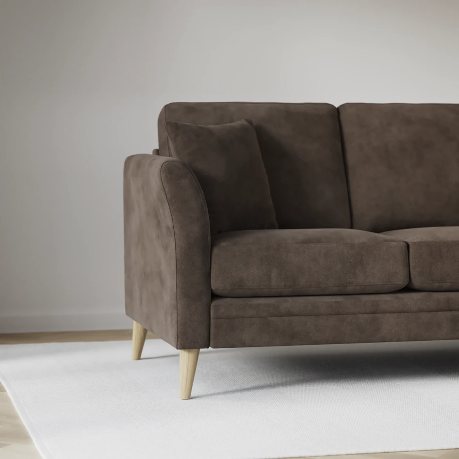 Eden - Hörnsoffa, 2+3-sits - Brun