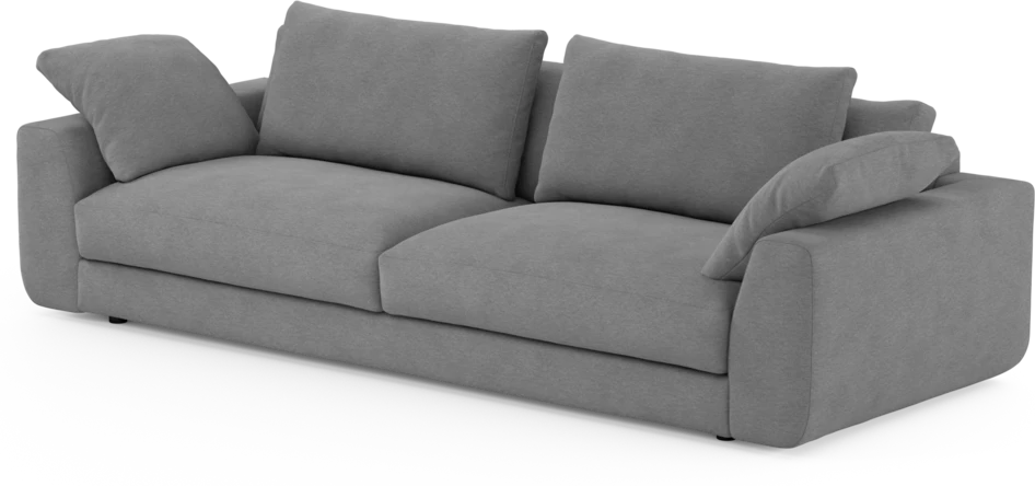 Amie - 4-sits soffa - Grå